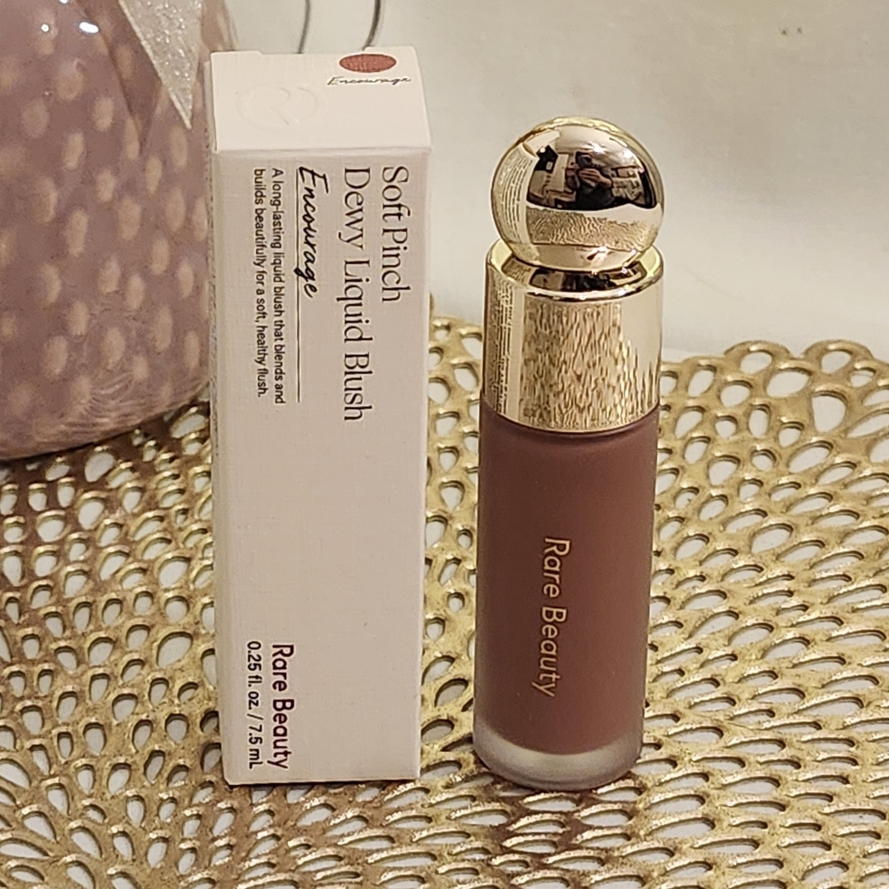 Rare Beauty Soft Pinch Dewy Liquid Blush - Encourage (Soft Neutral Pink)
